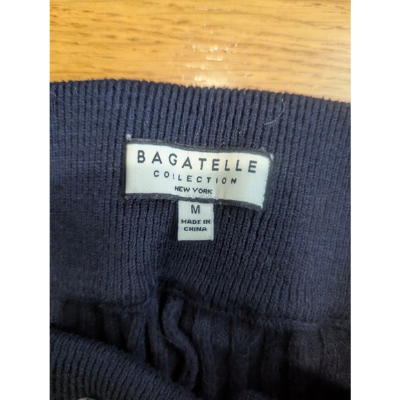 Bagatelle Navy Blue Ribbed Knit Cardigan & Pants Set Size Medium - Picture 5 of 11